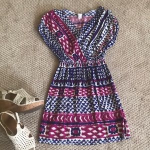 Necessary Objects Geometric Print Dress, Junior medium